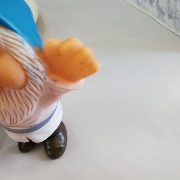 VINTAGE Snow White Seven Dwarfs Set Rubber Squeaky Toys Figure Made In Hong Kong - Picture 11 of 12